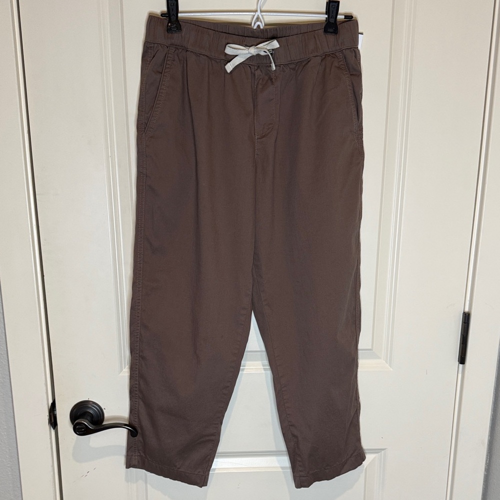 Pact Brown Ankle Pants